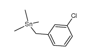 (CH3)3SnCH2C6H4-m-Cl结构式