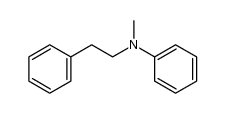 N-methyl-N-(2-phenylethyl)aniline结构式