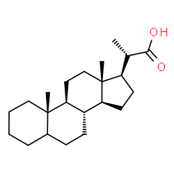 (20S)-20-Methyl-5α-pregnan-21-oic acid Structure