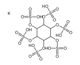 肌醇六硫酸盐六钾盐结构式