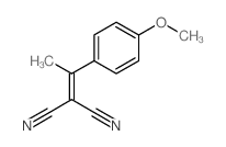 Propanedinitrile,2-[1-(4-methoxyphenyl)ethylidene]- structure