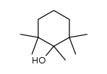 1,2,2,6,6-Pentamethyl-1-cyclohexanol结构式