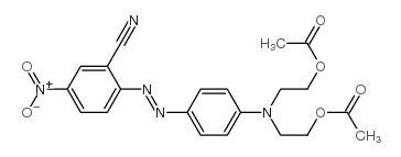 2-[[4-[(2-cyano-3-nitrophenyl)azo]-m-tolyl](2-acetoxyethyl)amino]ethyl acetate picture