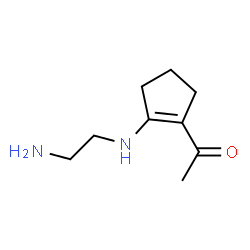 Ethanone, 1-[2-[(2-aminoethyl)amino]-1-cyclopenten-1-yl]- (9CI) structure