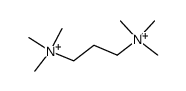 hexa-N-methyl-N,N'-propanediyl-di-ammonium结构式