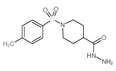 1-[(4-METHYLPHENYL)SULFONYL]-4-PIPERIDINECARBOHYDRAZIDE Structure