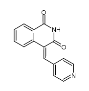 4-(pyridin-4-ylmethylene)isoquinoline-1,3(2H,4H)-dione Structure