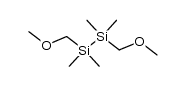 1,2-Bis-(methoxymethyl)tetramethyldisilan Structure