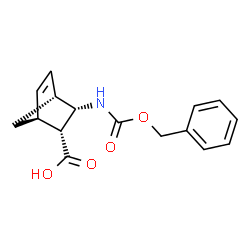 Bicyclo[2.2.1]hept-5-ene-2-carboxylic acid, 3-[[(phenylmethoxy)carbonyl]amino]-, (1R,2S,3R,4S)-rel- (9CI) Structure
