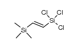 1-(trichlorosilyl)-2-(trimethylsilyl)ethylene结构式