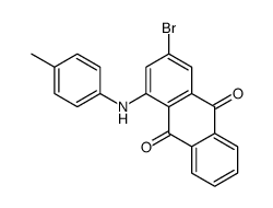3-bromo-1-(4-methylanilino)anthracene-9,10-dione Structure