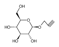 2-Propynyl beta-D-glucopyranoside structure