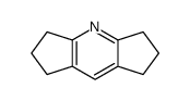 1,2,3,5,6,7-hexahydrodicyclopenta[b,e]pyridine结构式