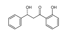 (R)-3-hydroxy-1-(2-hydroxyphenyl)-3-phenylpropan-1-one结构式