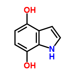 1H-Indole-4,7-diol结构式