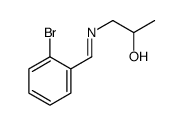 1-[(2-bromophenyl)methylideneamino]propan-2-ol结构式