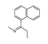 Z-1-Naphthyl-ethyl-keton-methylimin结构式