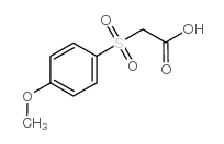 2-((4-甲氧基苯基)磺酰基)乙酸结构式