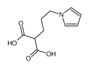 2-(3-pyrrol-1-ylpropyl)propanedioic acid结构式