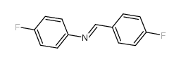 4-Fluoro-N-(4-fluorobenzylidene)aniline Structure