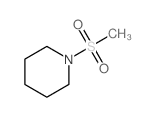 1-methylsulfonylpiperidine structure