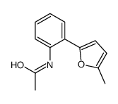 N-[2-(5-methylfuran-2-yl)phenyl]acetamide Structure