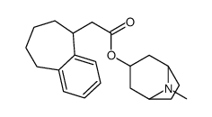 (8-methyl-8-azabicyclo[3.2.1]octan-3-yl) 2-(6,7,8,9-tetrahydro-5H-benzo[7]annulen-5-yl)acetate结构式