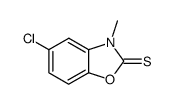 5-chloro-3-methylbenzo[d]oxazole-2(3H)-thione Structure