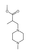 methyl 2-methyl-3-(4-methylpiperazin-1-yl)propanoate Structure