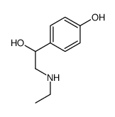 4-[2-(ethylamino)-1-hydroxyethyl]phenol结构式