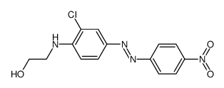 2-[[2-chloro-4-[(4-nitrophenyl)azo]phenyl]amino]ethanol结构式