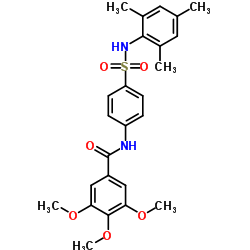 N-[4-(Mesitylsulfamoyl)phenyl]-3,4,5-trimethoxybenzamide结构式