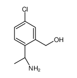 [2-[(1S)-1-aminoethyl]-5-chloro-phenyl]methanol结构式