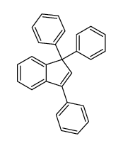 1H-Indene,1,1,3-triphenyl- structure