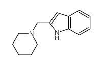 2-(1-piperidylmethyl)-1H-indole structure