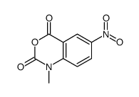 1-methyl-6-nitro-2H-3,1-benzoxazine-2,4(1H)-dione结构式