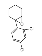 1-(2,4-dichlorophenyl)-7-oxabicyclo[4.1.0]heptane结构式