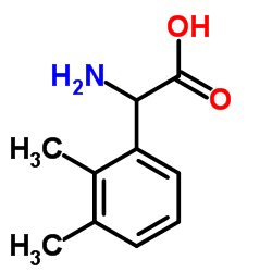 2-氨基-2-(2,3-二甲基苯基)乙酸结构式