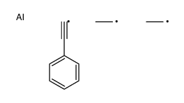 diethyl(2-phenylethynyl)alumane结构式