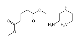 N'-(2-aminoethyl)ethane-1,2-diamine,dimethyl pentanedioate Structure