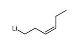 (Z)-hex-3-enyllithium Structure