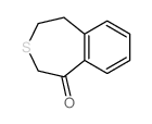 3-Benzothiepin-1(2H)-one,4,5-dihydro-结构式