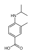 Benzoic acid, 3-methyl-4-[(1-methylethyl)amino]- (9CI) structure