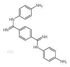 N1,N4-bis(4-aminophenyl)benzene-1,4-dicarboximidamide结构式