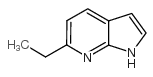 6-乙基-1H-吡咯并[2,3-b]吡啶结构式