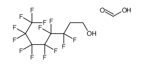 formic acid,3,3,4,4,5,5,6,6,7,7,8,8,8-tridecafluorooctan-1-ol结构式