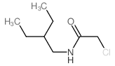 2-chloro-N-(2-ethylbutyl)acetamide structure