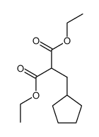 cyclopentylmethyl-malonic acid diethyl ester结构式