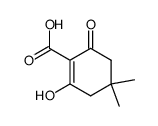 4,4'-dimethyl-2-hydroxy-6-oxo-cyclohexene-1-carboxyic acid Structure