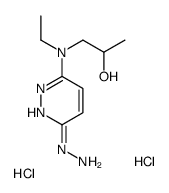 1-[ethyl-(6-hydrazinylpyridazin-3-yl)amino]propan-2-ol,dihydrochloride结构式